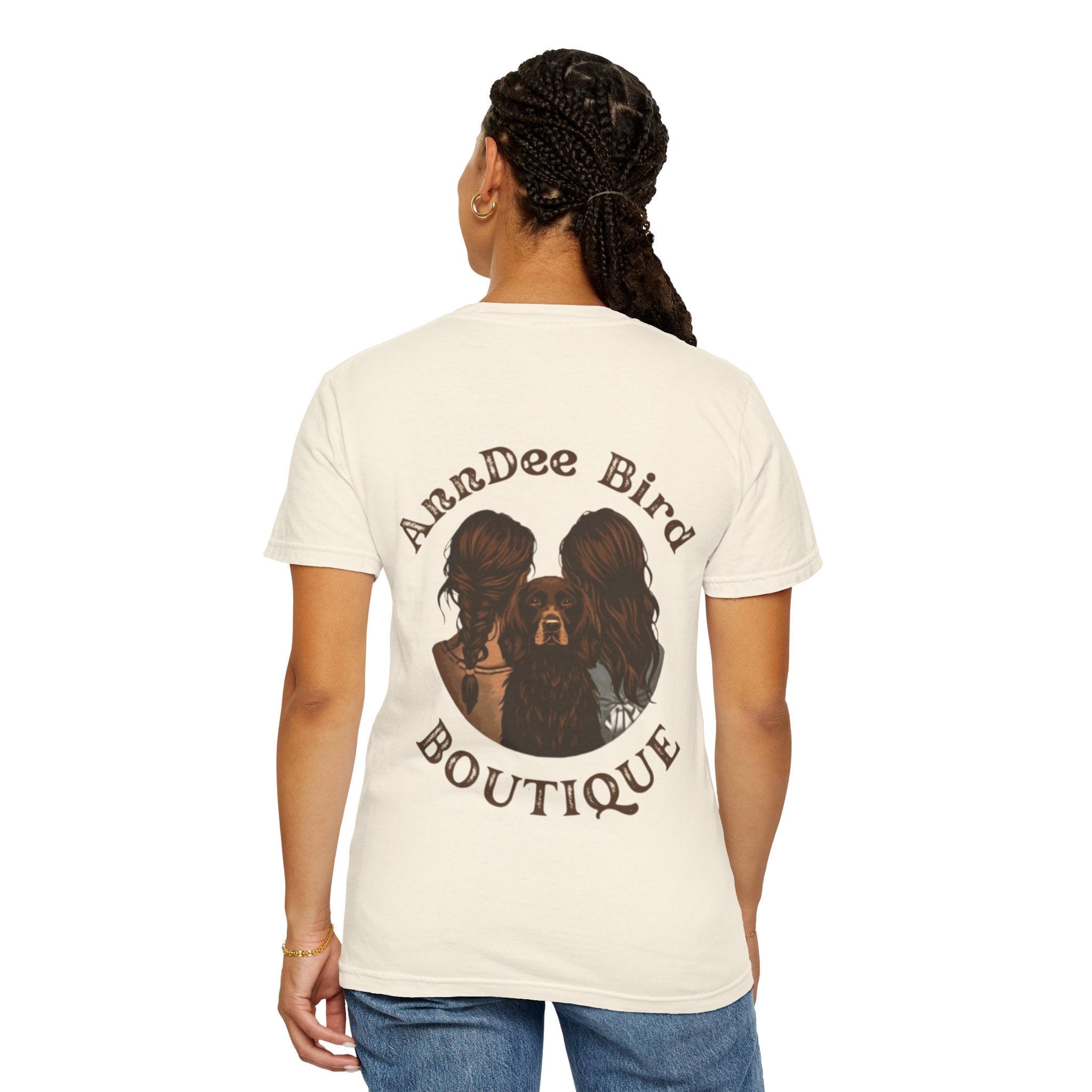 AnnDee Bird Boutique T-Shirt — Branded Logo Tee