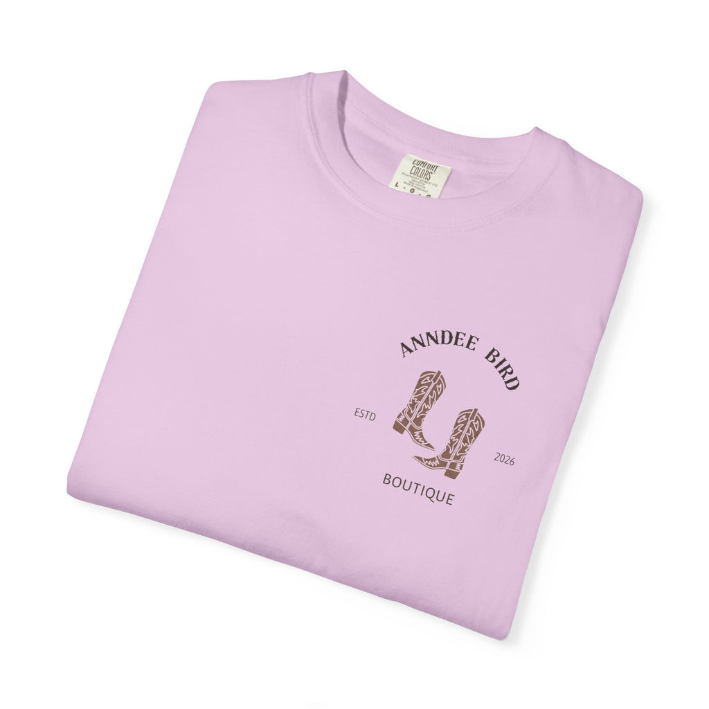 AnnDee Bird Boutique T-Shirt — Branded Logo Tee
