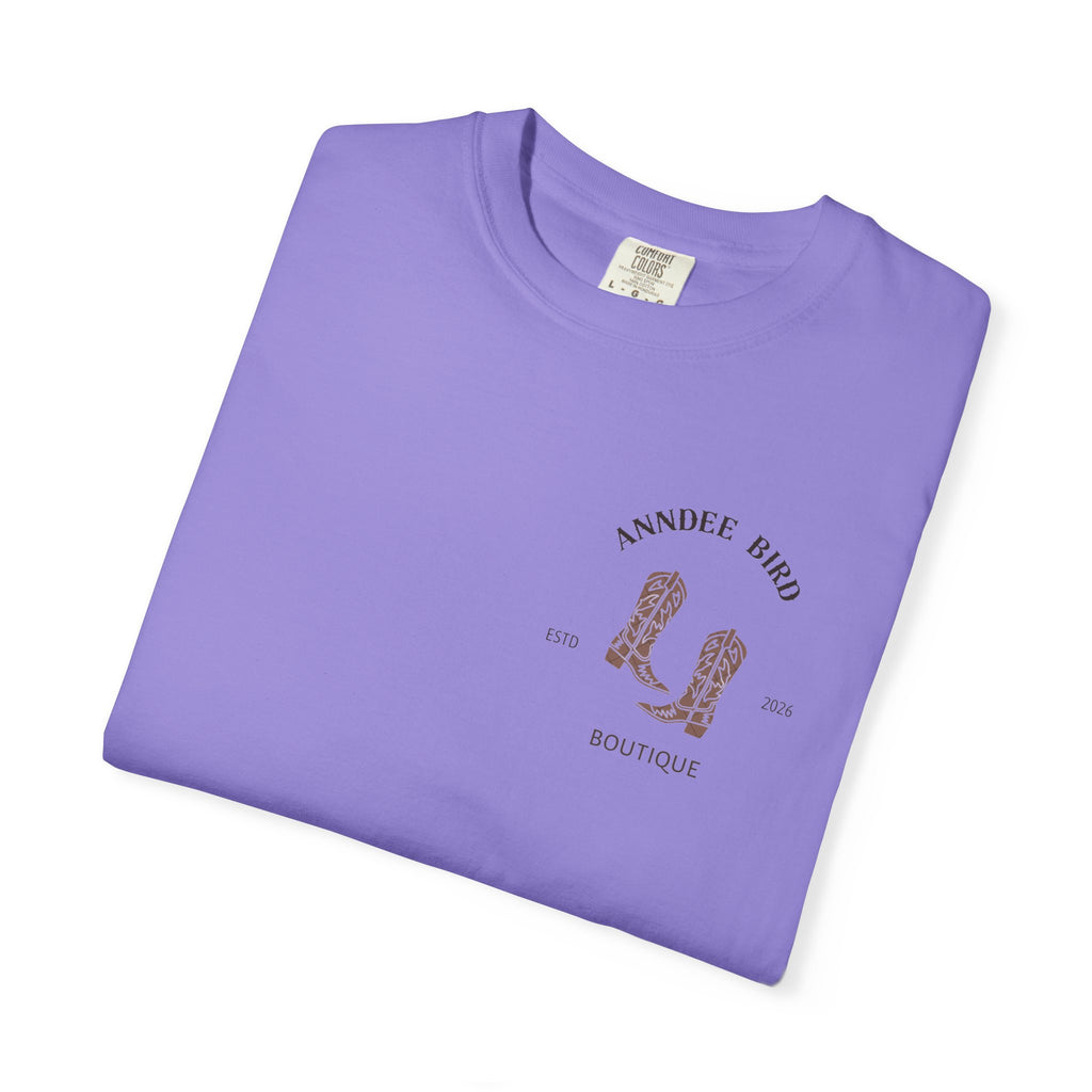 AnnDee Bird Boutique T-Shirt — Branded Logo Tee