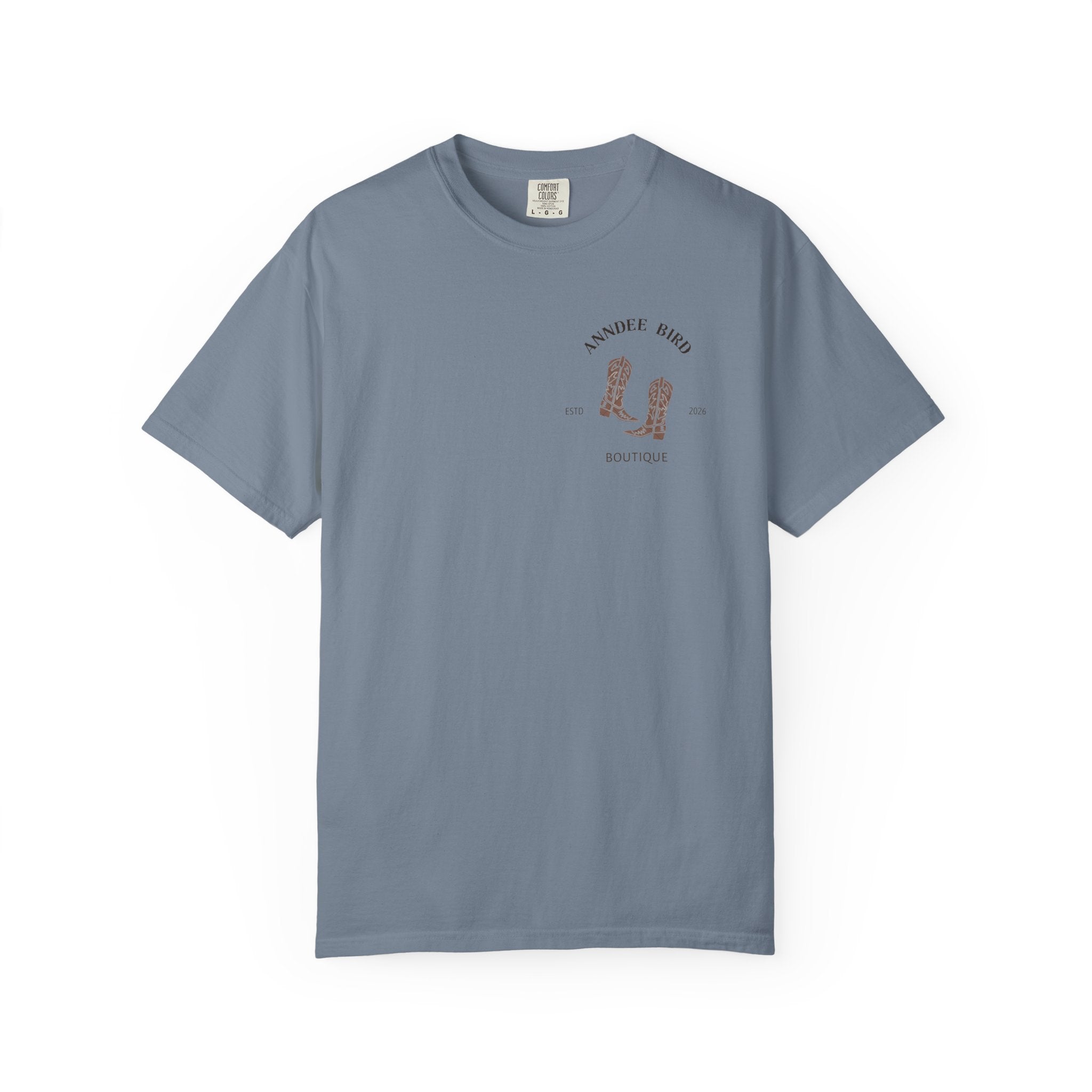 AnnDee Bird Boutique T-Shirt — Branded Logo Tee