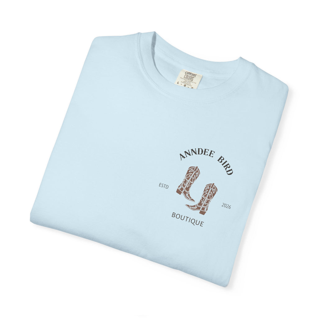 AnnDee Bird Boutique T-Shirt — Branded Logo Tee