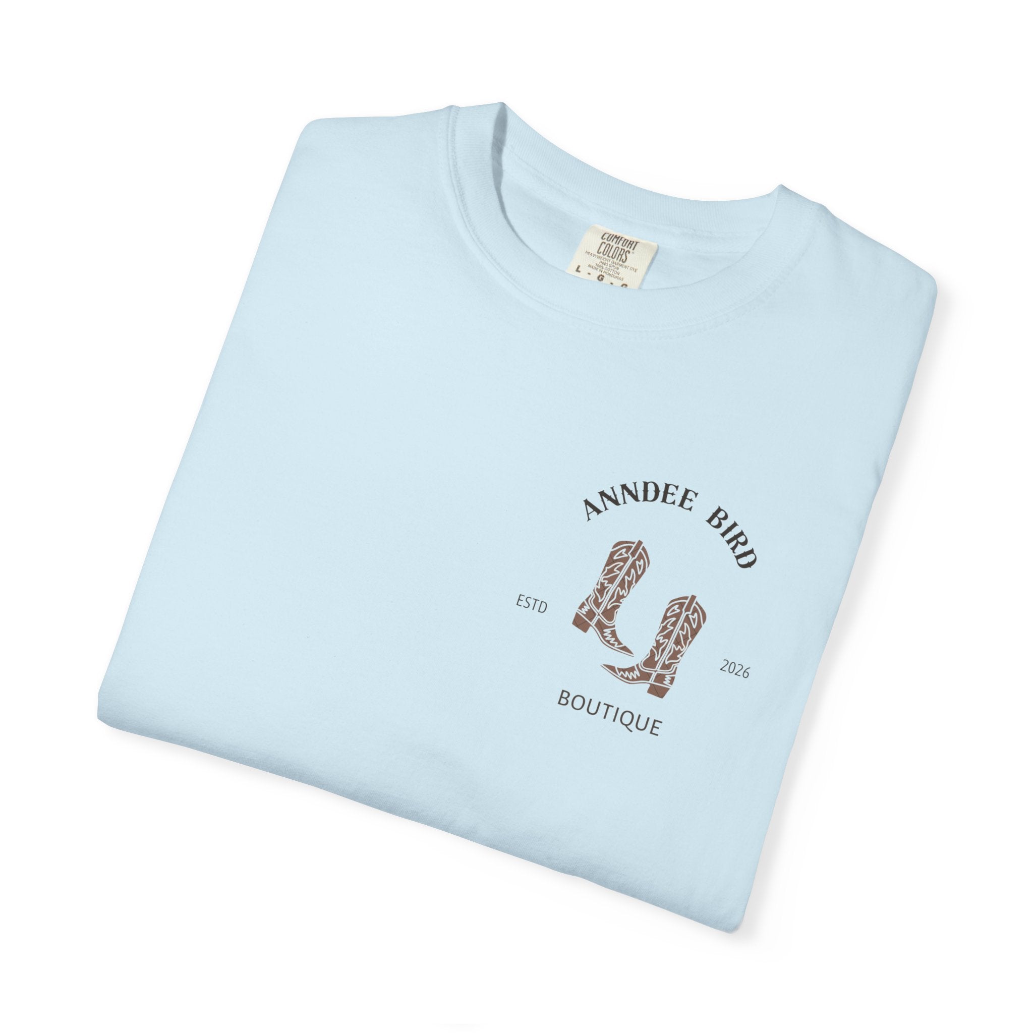 AnnDee Bird Boutique T-Shirt — Branded Logo Tee