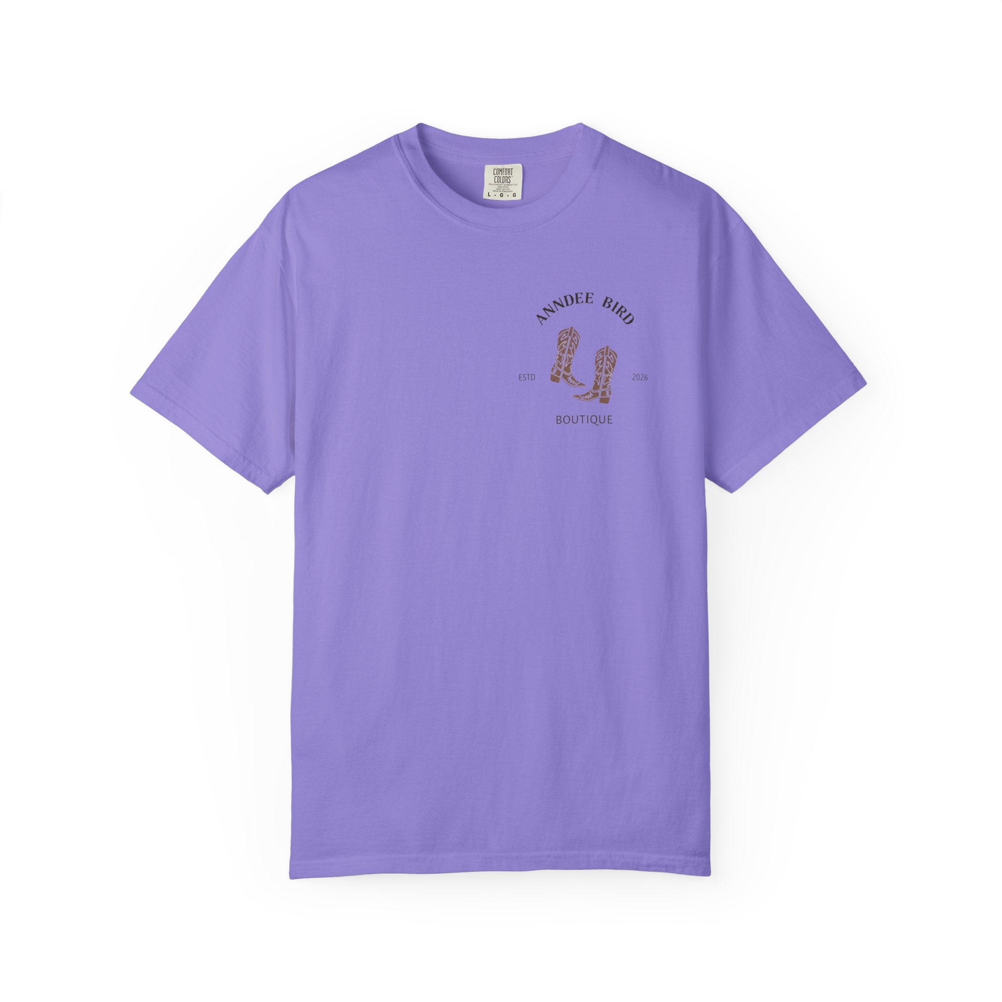 AnnDee Bird Boutique T-Shirt — Branded Logo Tee