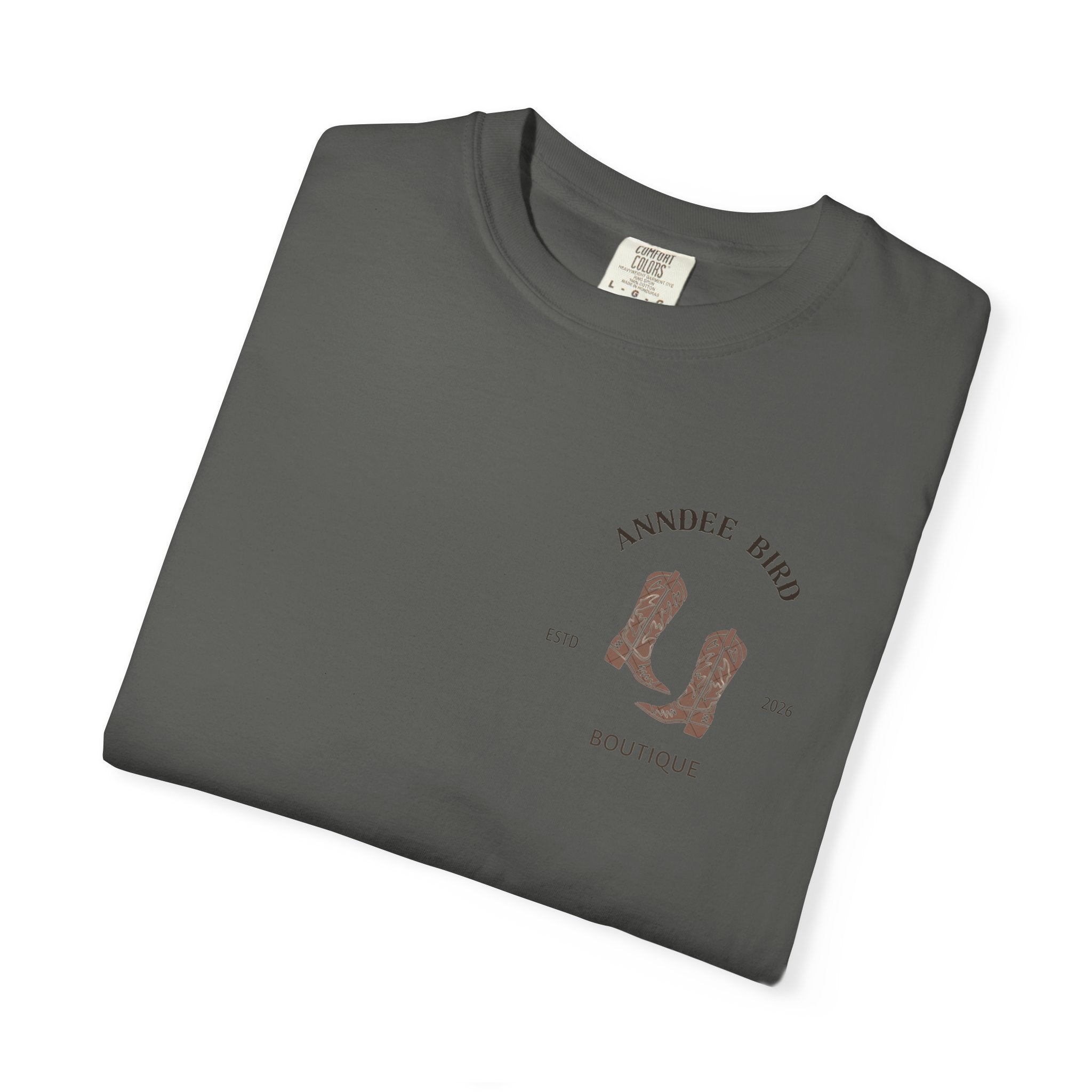 AnnDee Bird Boutique T-Shirt — Branded Logo Tee