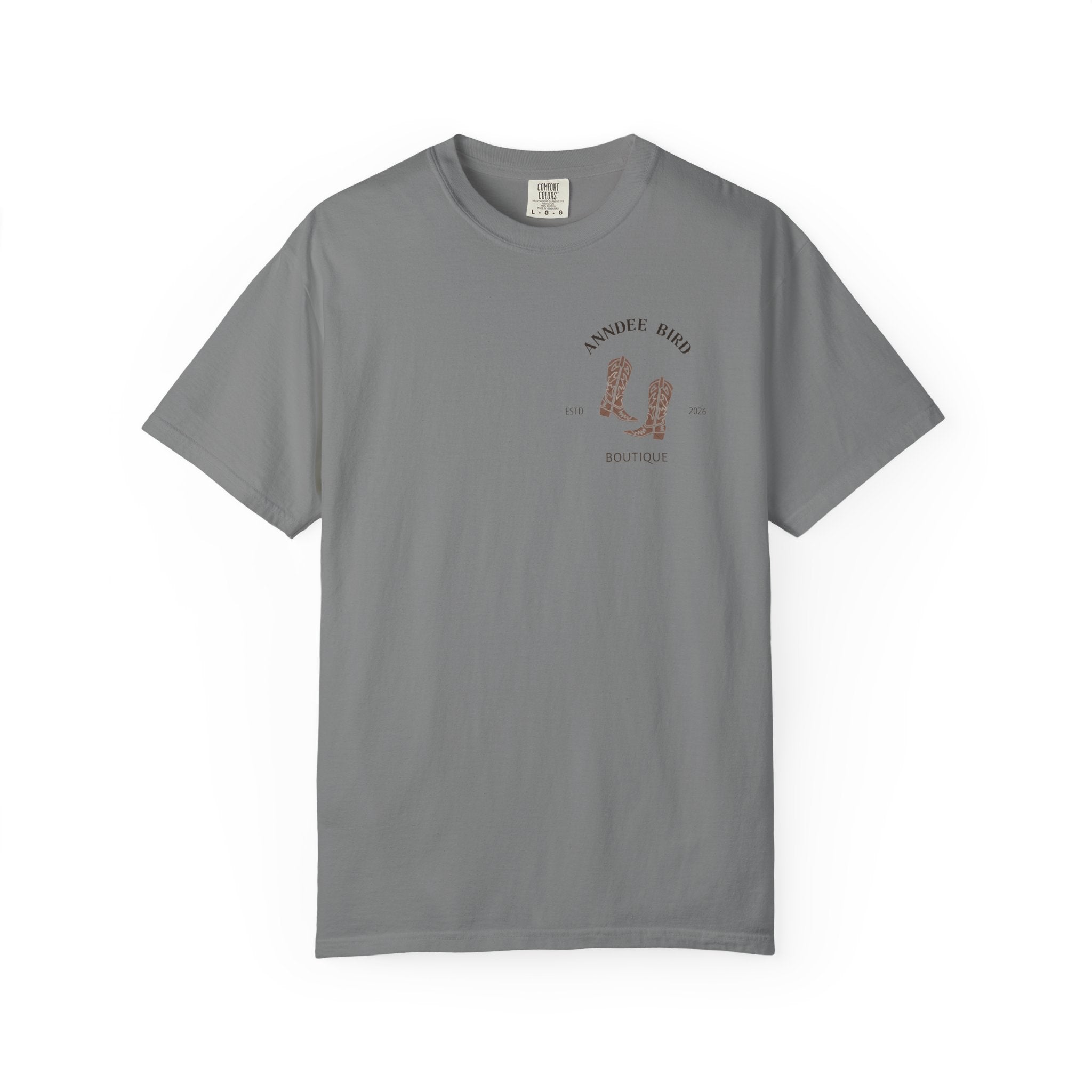 AnnDee Bird Boutique T-Shirt — Branded Logo Tee