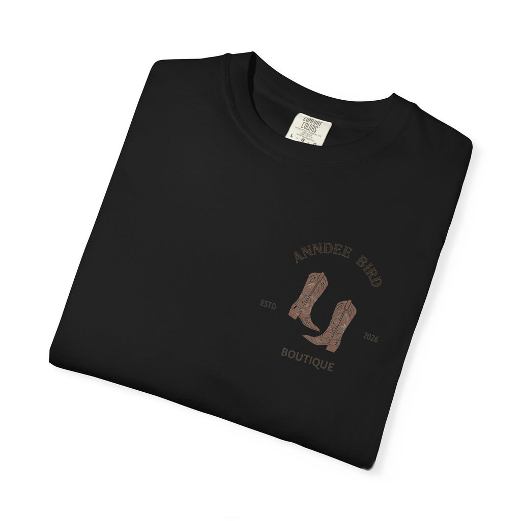 AnnDee Bird Boutique T-Shirt — Branded Logo Tee