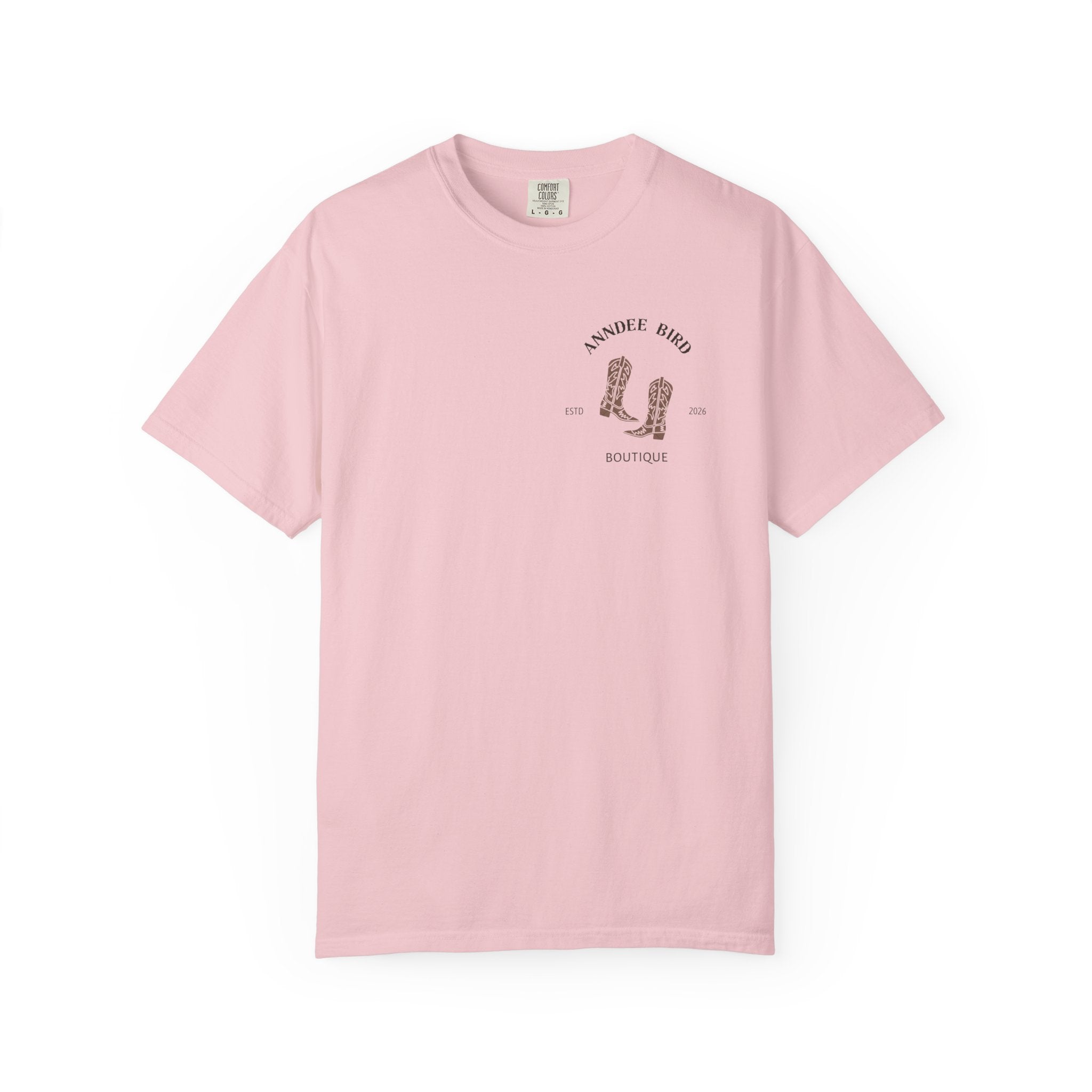 AnnDee Bird Boutique T-Shirt — Branded Logo Tee