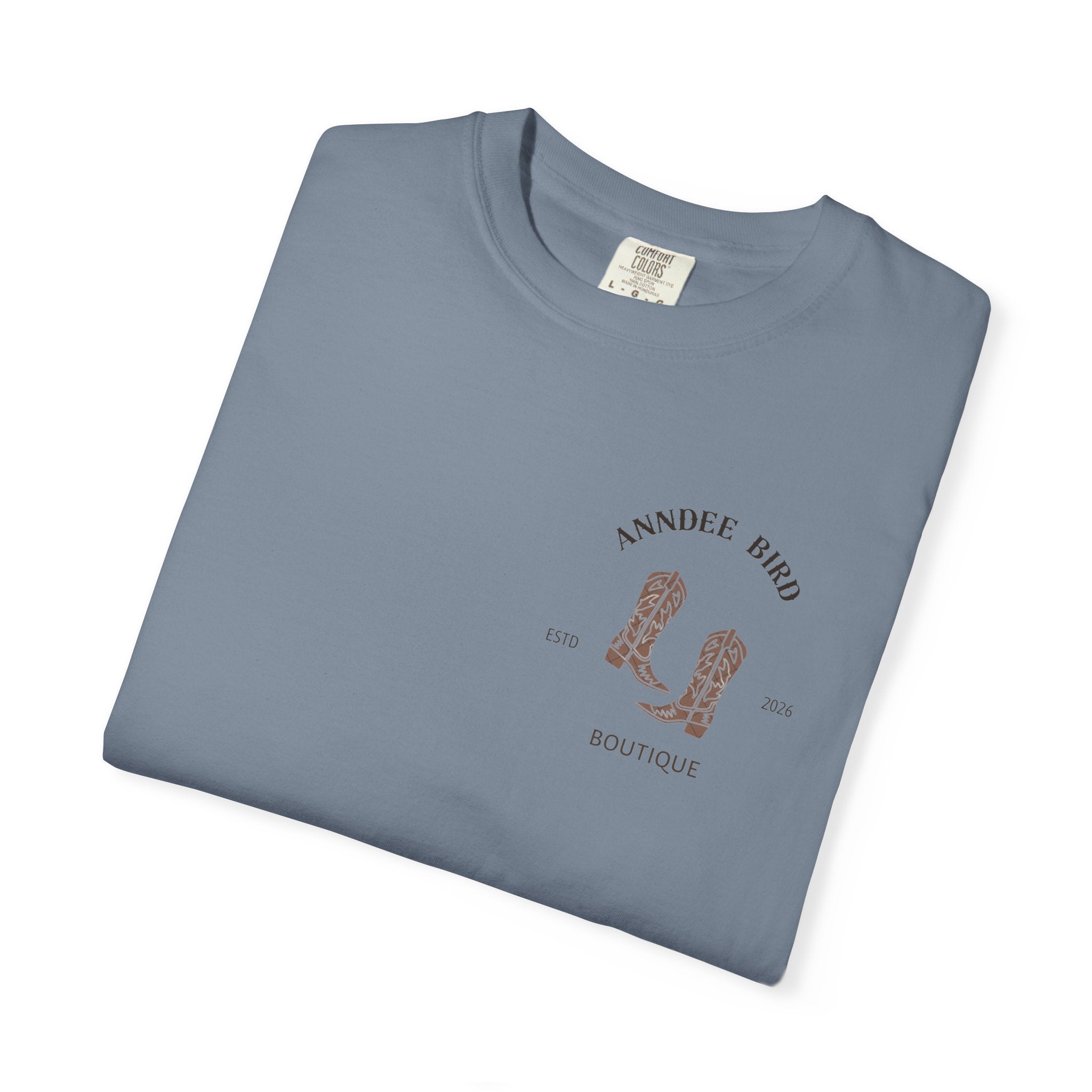 AnnDee Bird Boutique T-Shirt — Branded Logo Tee
