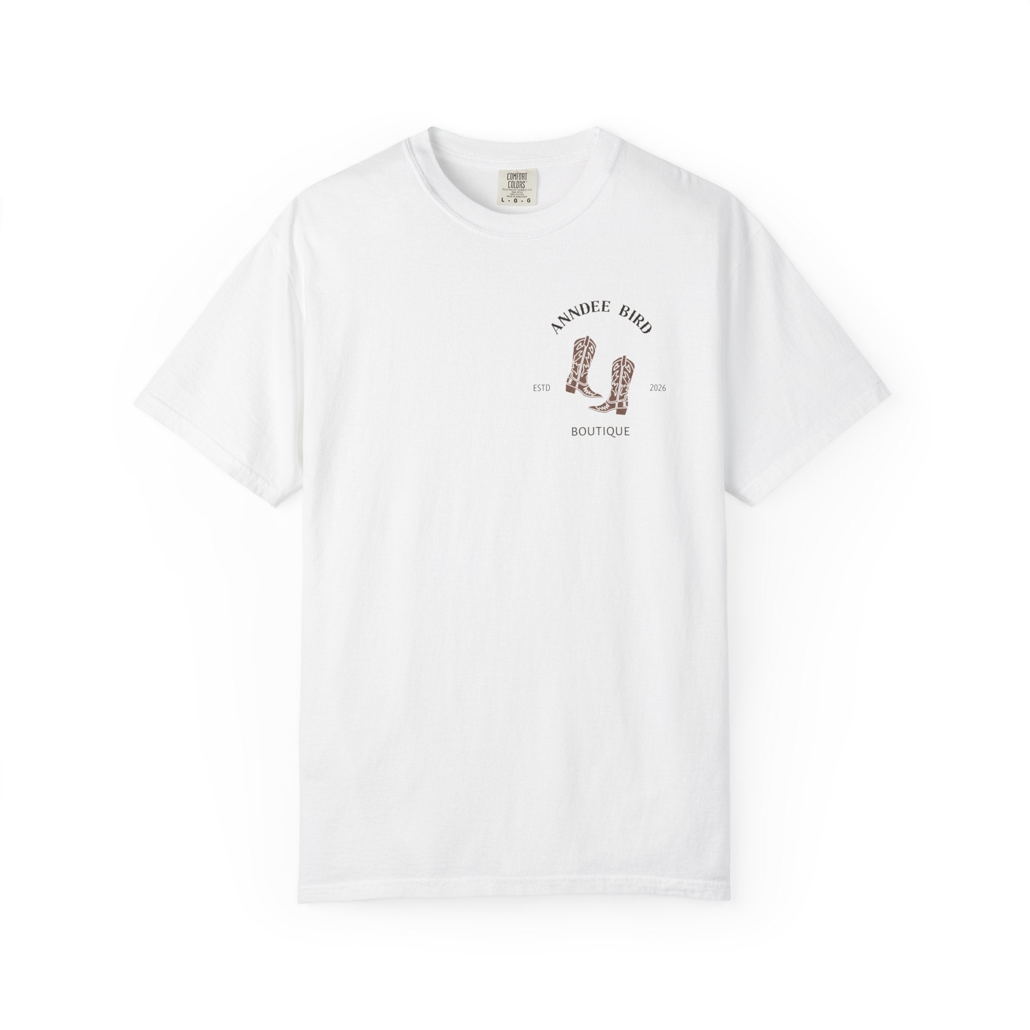 AnnDee Bird Boutique T-Shirt — Branded Logo Tee