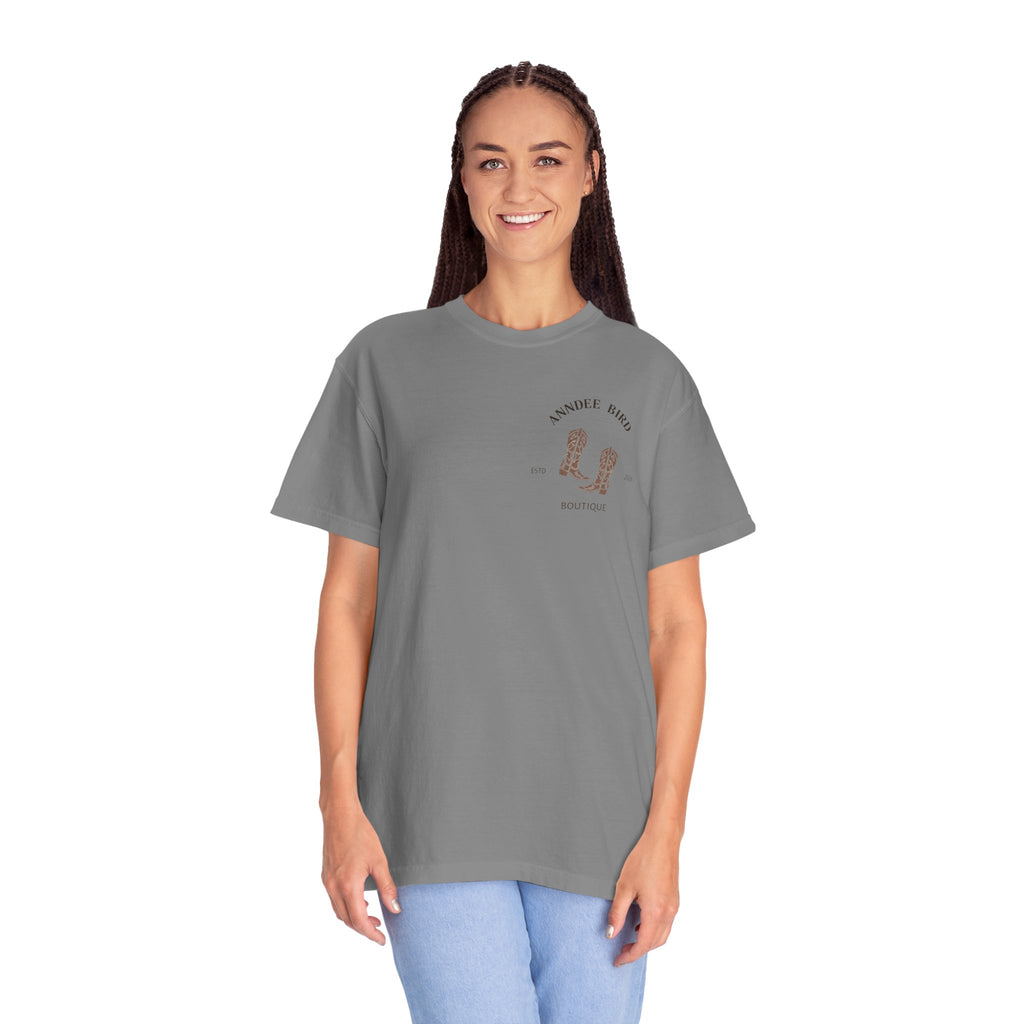 AnnDee Bird Boutique T-Shirt — Branded Logo Tee