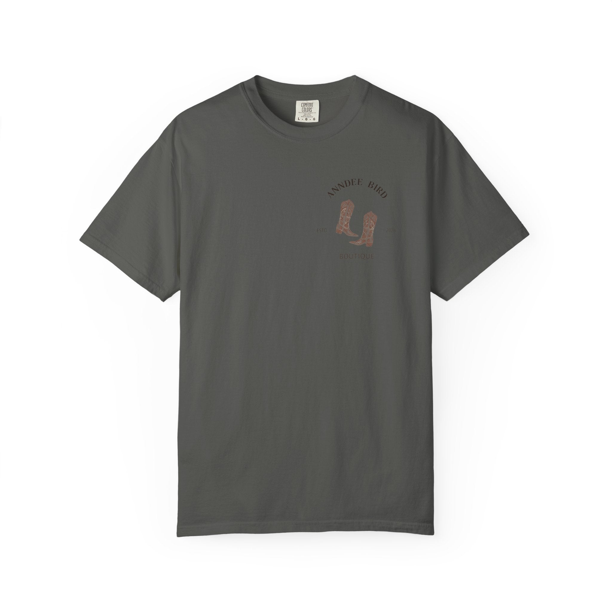 AnnDee Bird Boutique T-Shirt — Branded Logo Tee