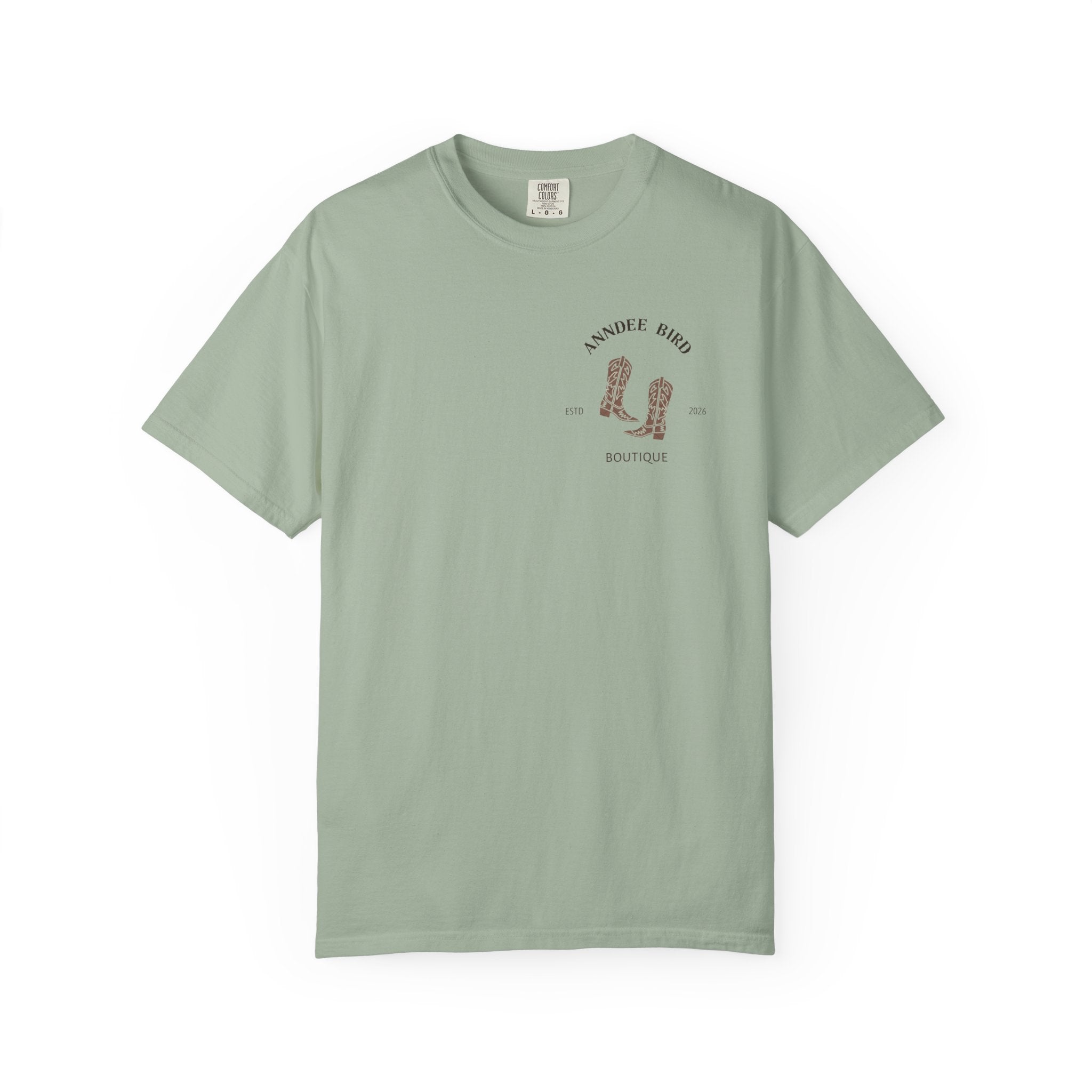 AnnDee Bird Boutique T-Shirt — Branded Logo Tee