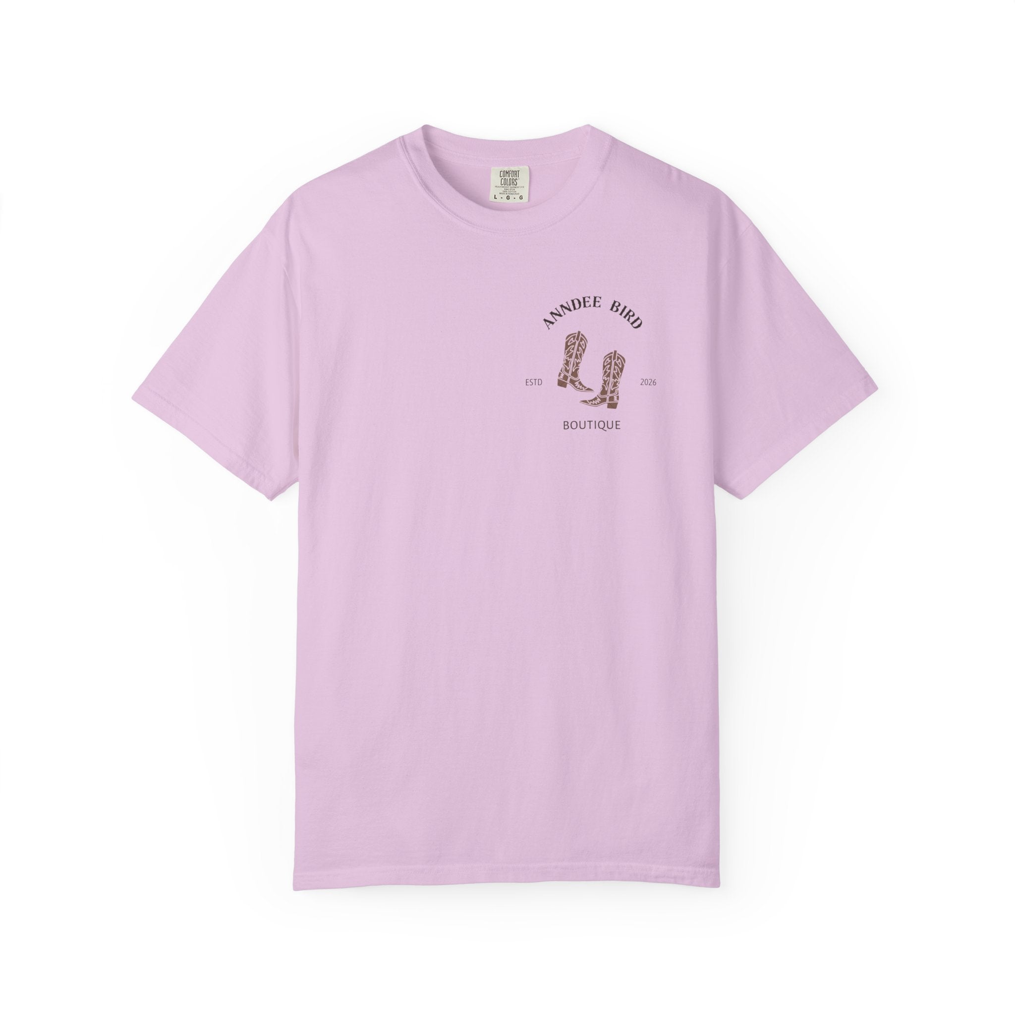 AnnDee Bird Boutique T-Shirt — Branded Logo Tee