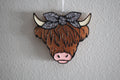 Highland Cow Freshie- Scent: Watermelon Jolly Rancher