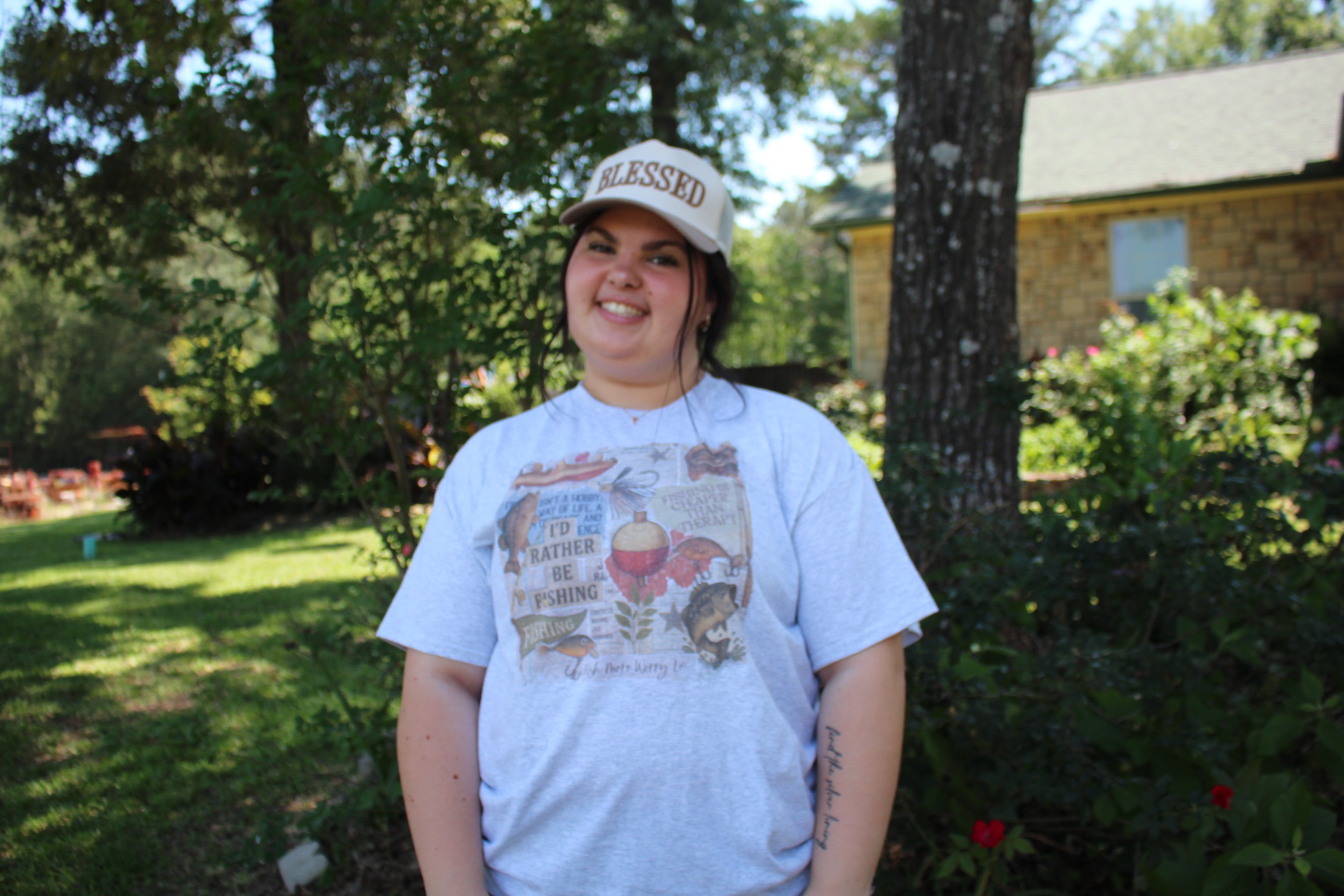 I’d rather be fishing tshirt