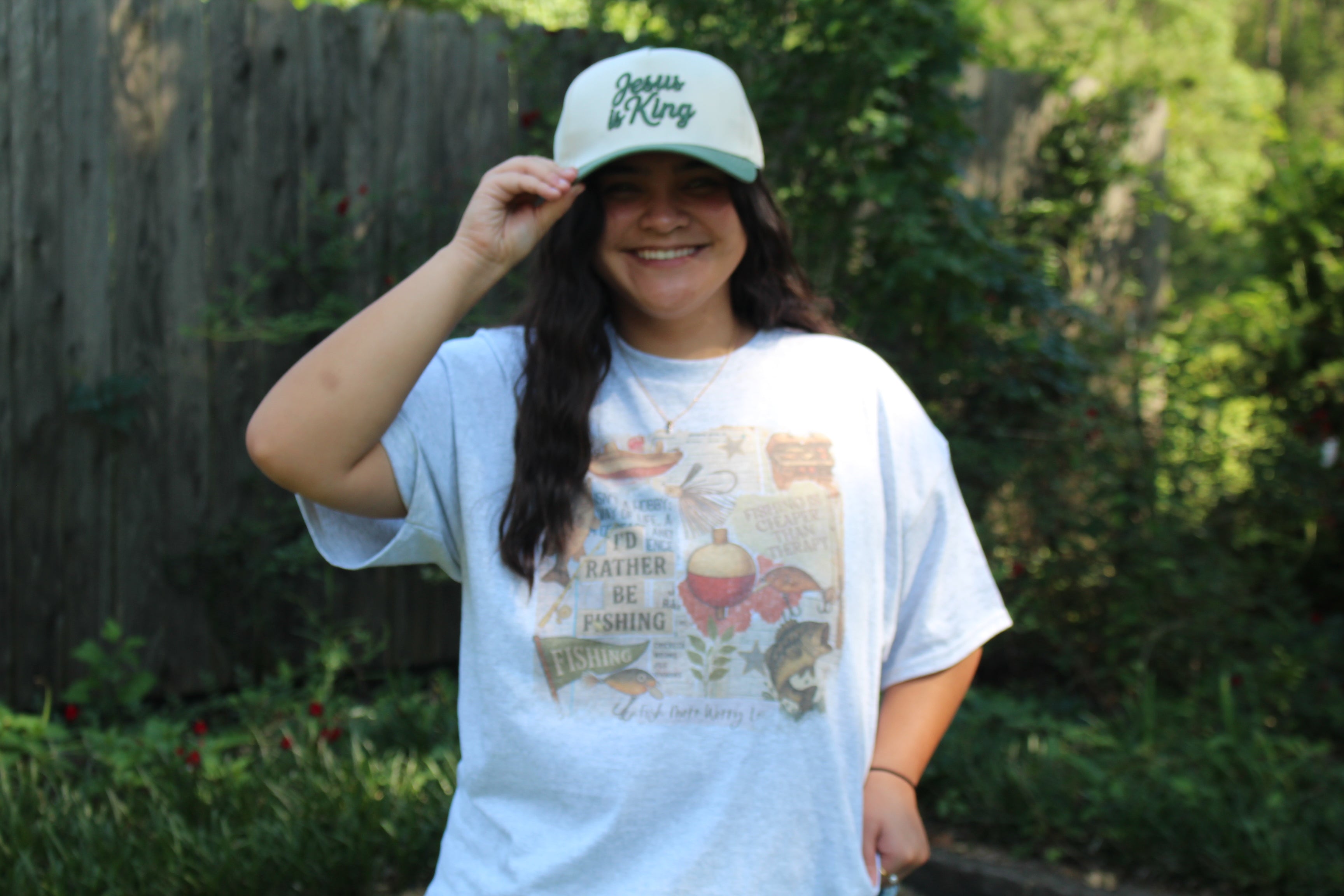 I’d rather be fishing tshirt