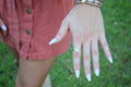 24K Gold Filled Clear CZ Baguette Hammered Wrap Band Ring