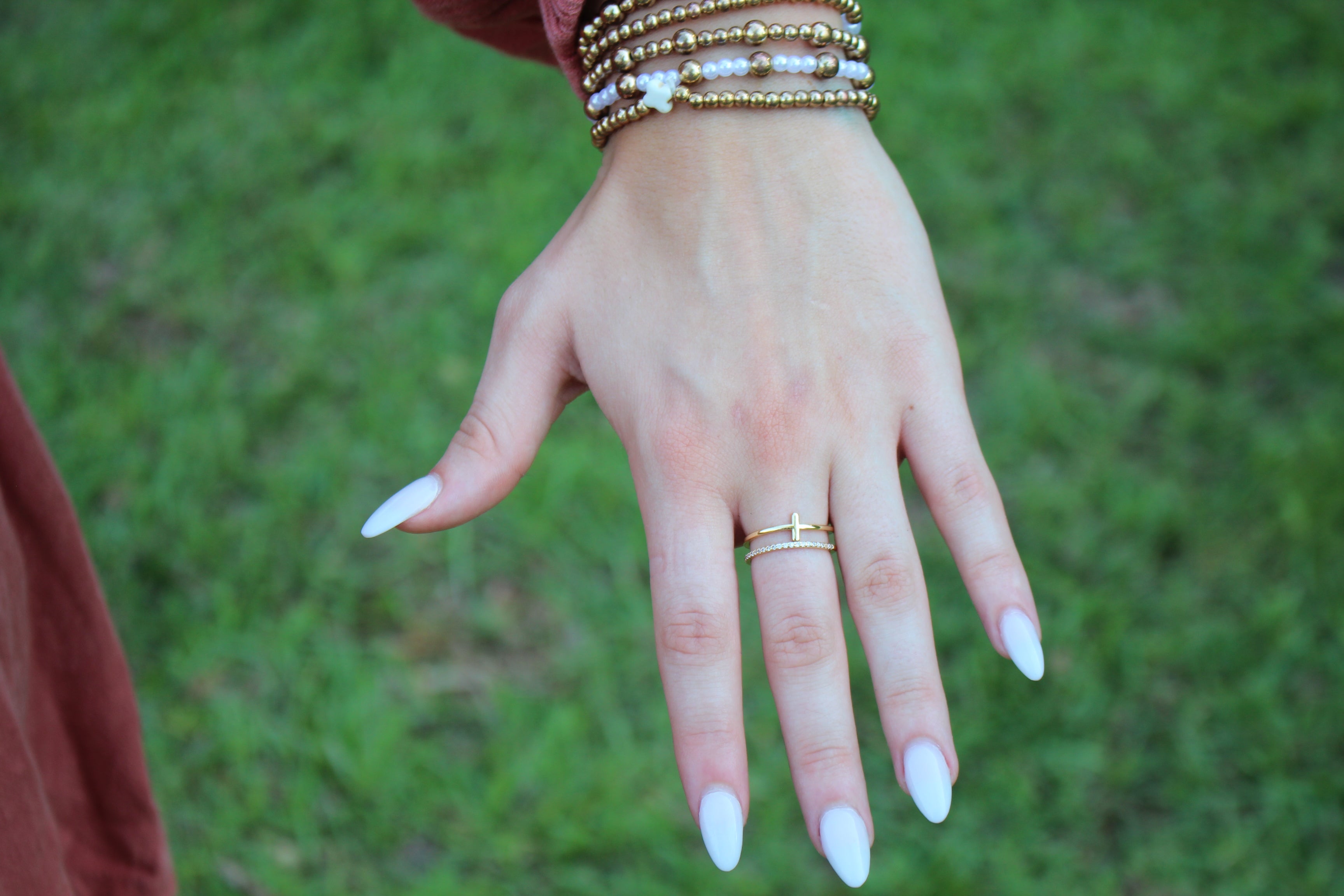 Sideway Cross Ring