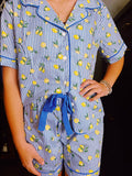 Striped Lemon PJ Set