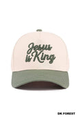 Jesus Is King Two Tone Cotton Hat