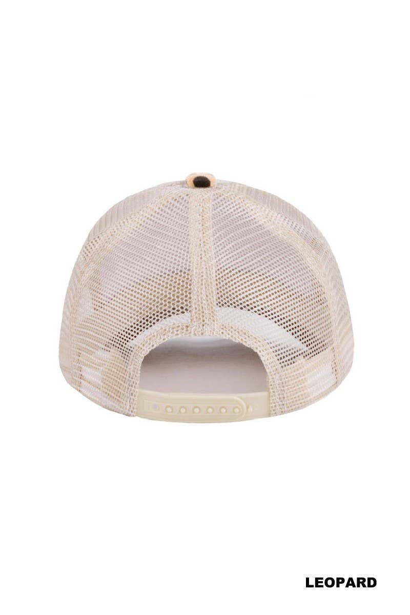 Make Heaven Crowded Two Tone Mesh Snapback Hat